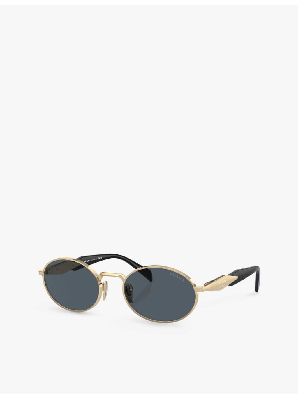 PR 65ZS Oval-Frame Metal Sunglasses - 2
