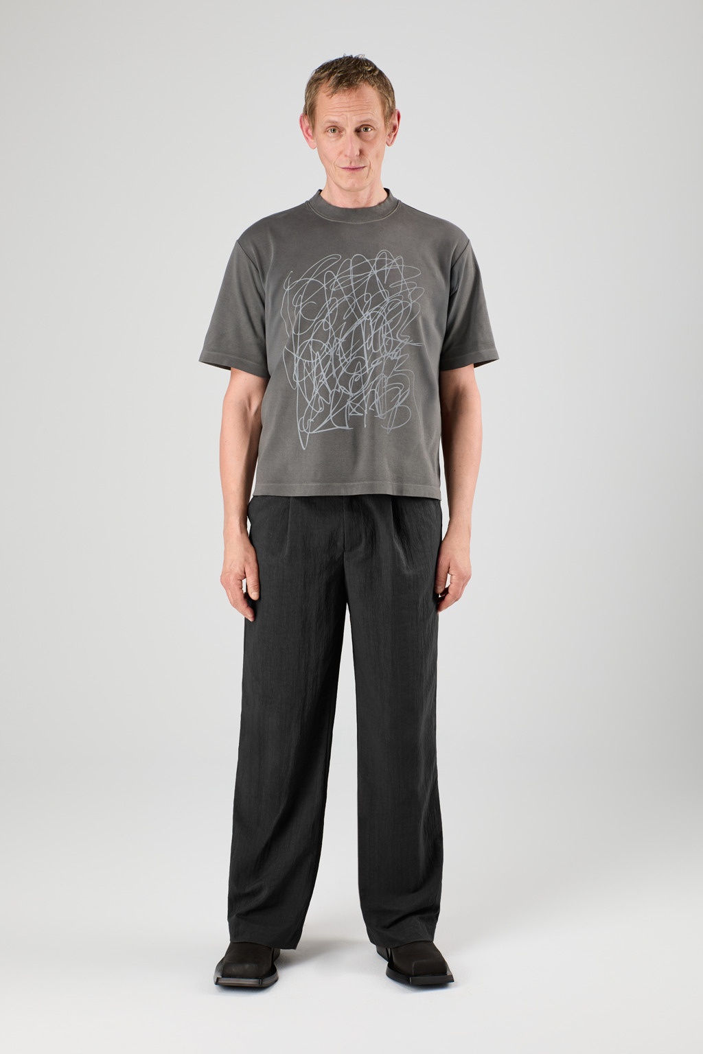 Black Technical Suit Trousers - 2