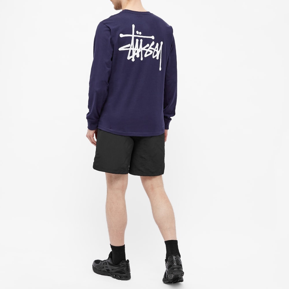 Stussy Long Sleeve Basic Stussy Tee - 6