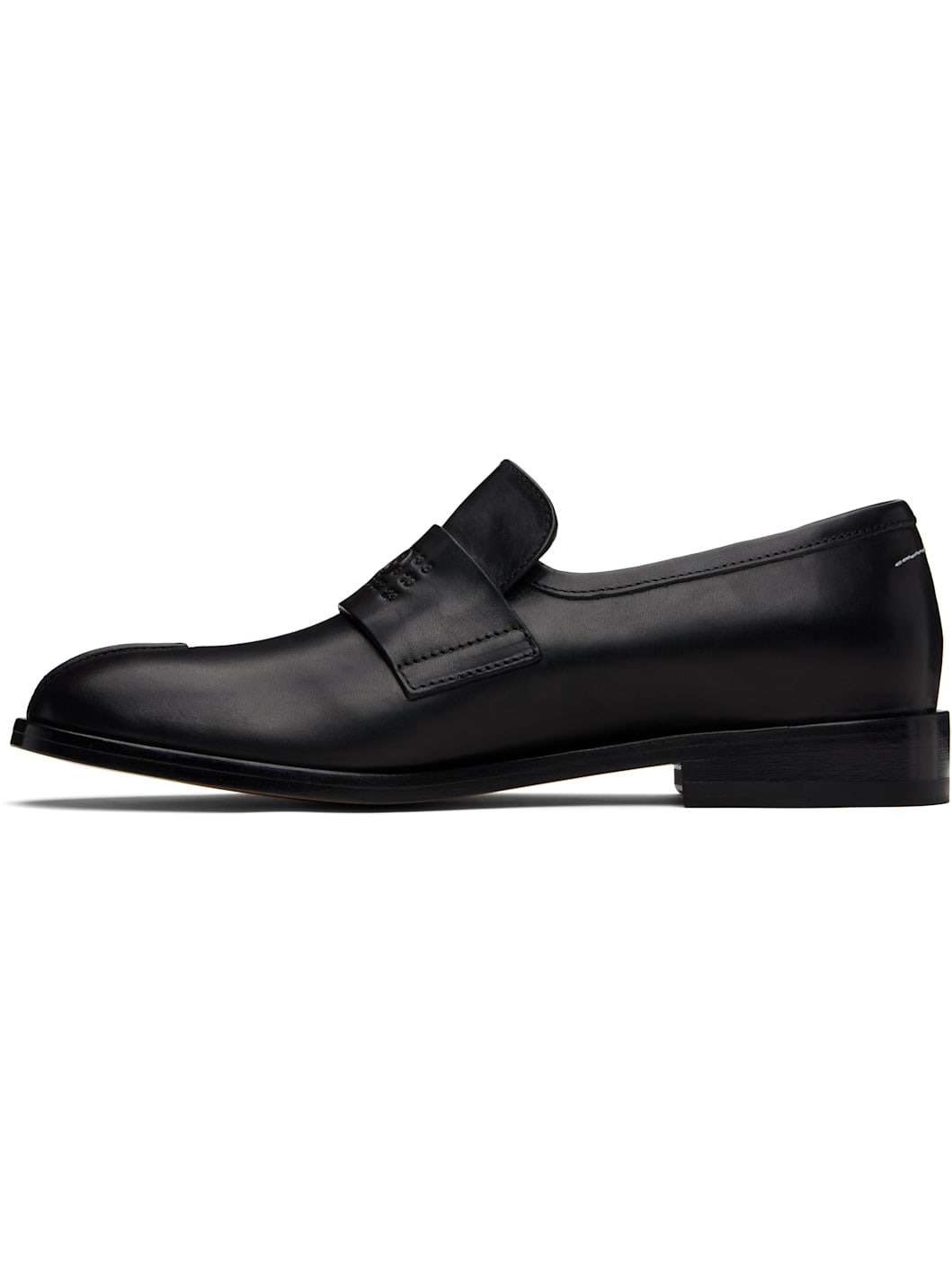 Black New Classic Stitch Loafers - 3