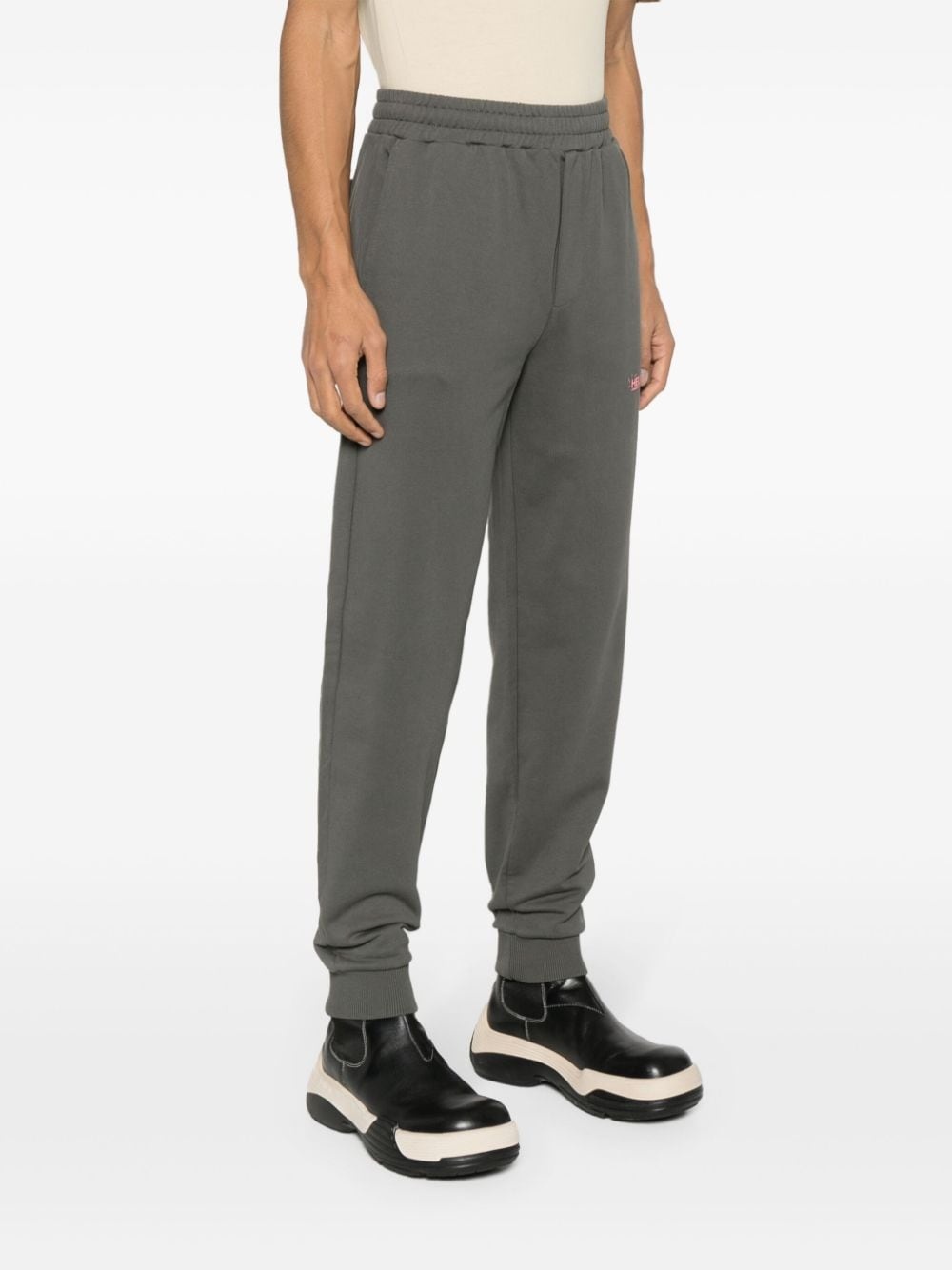 logo-print cotton track pants - 3