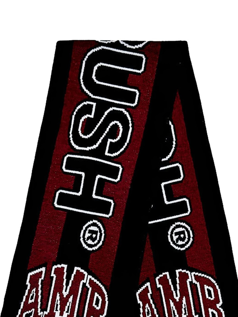 striped logo scarf 4