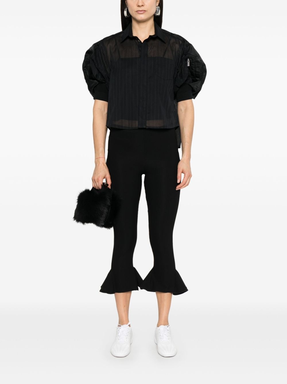 panelled shirt - 4