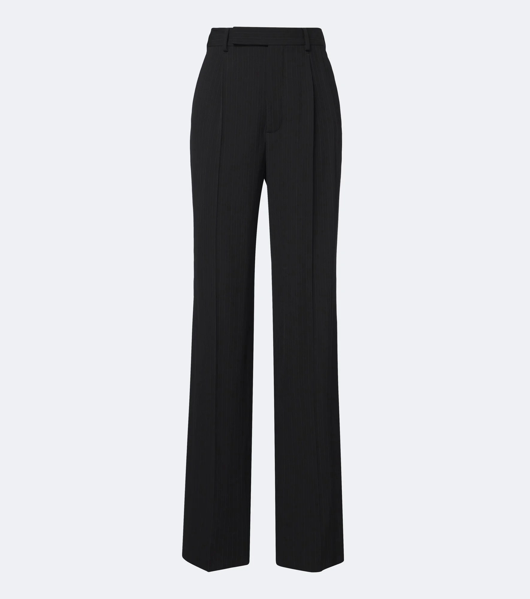Wool-blend straight pants - 1