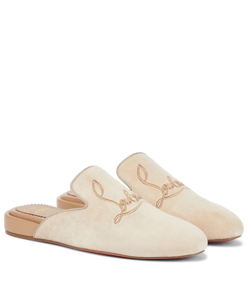 Navy Coolito Donna suede slippers - 1