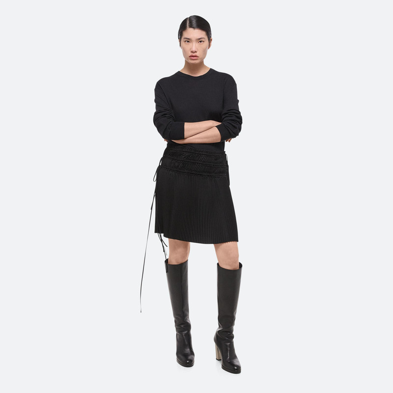 Helmut Lang PLEATED SATIN SKIRT outlook