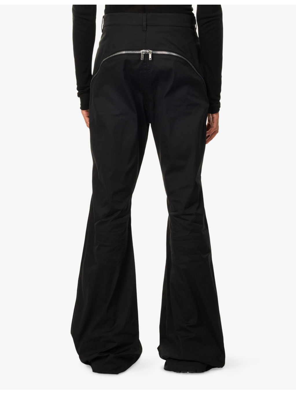 Bolan Banana Tapered-Leg Stretch-Cotton Trousers - 4