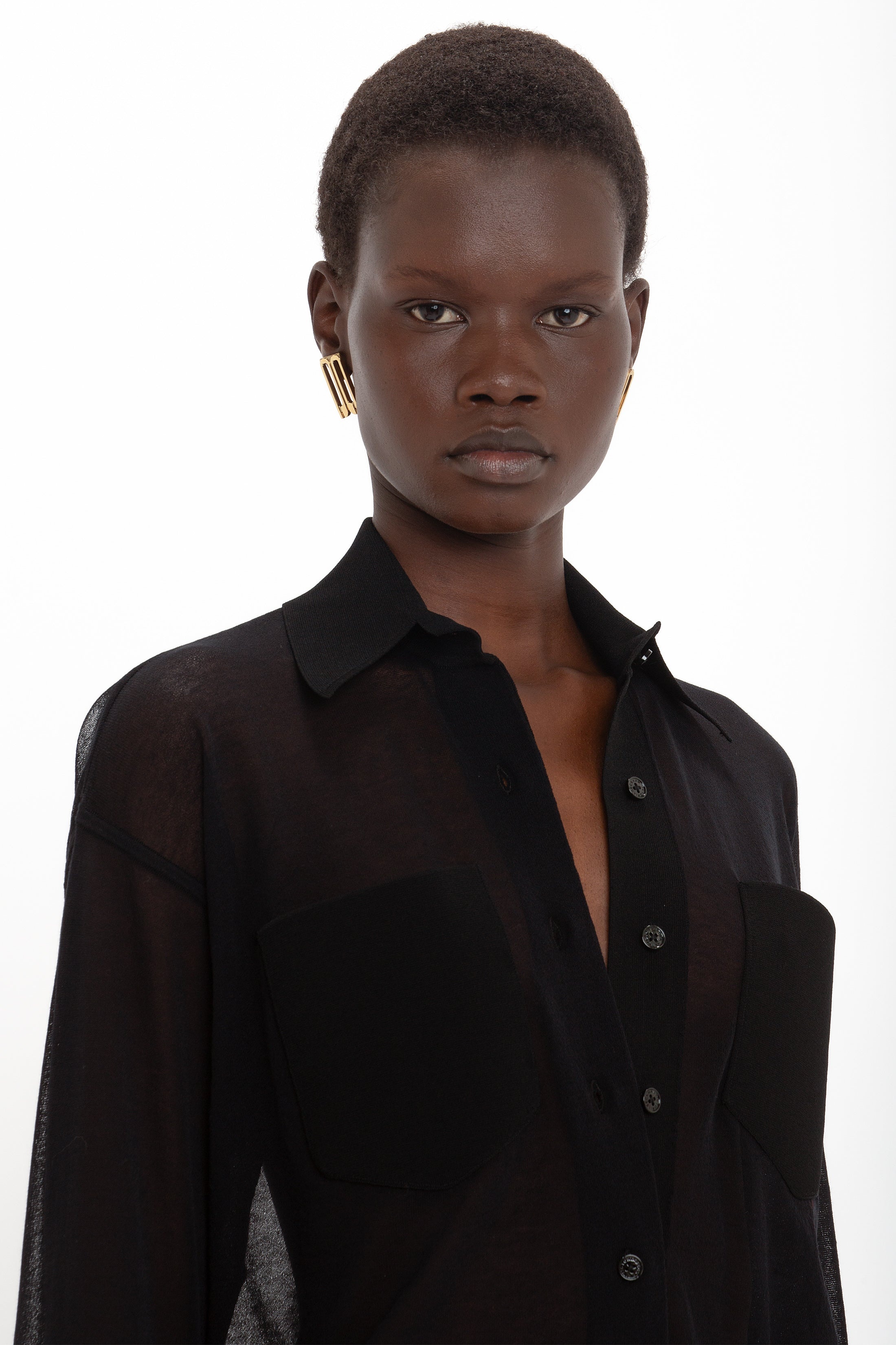 Pocket Detail Shirt In Black - 6