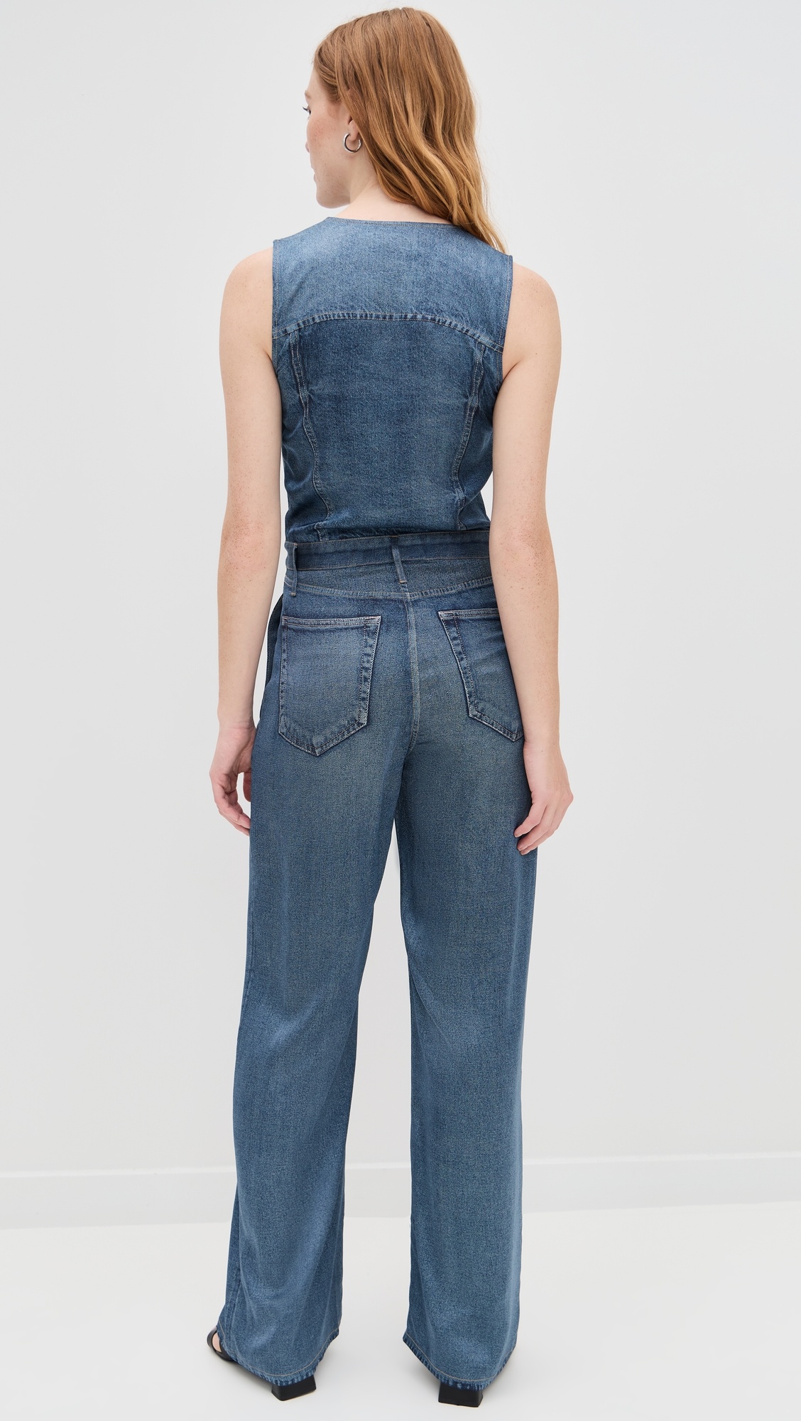 Miramar Satin Sleeveless Jumpsuit - 2