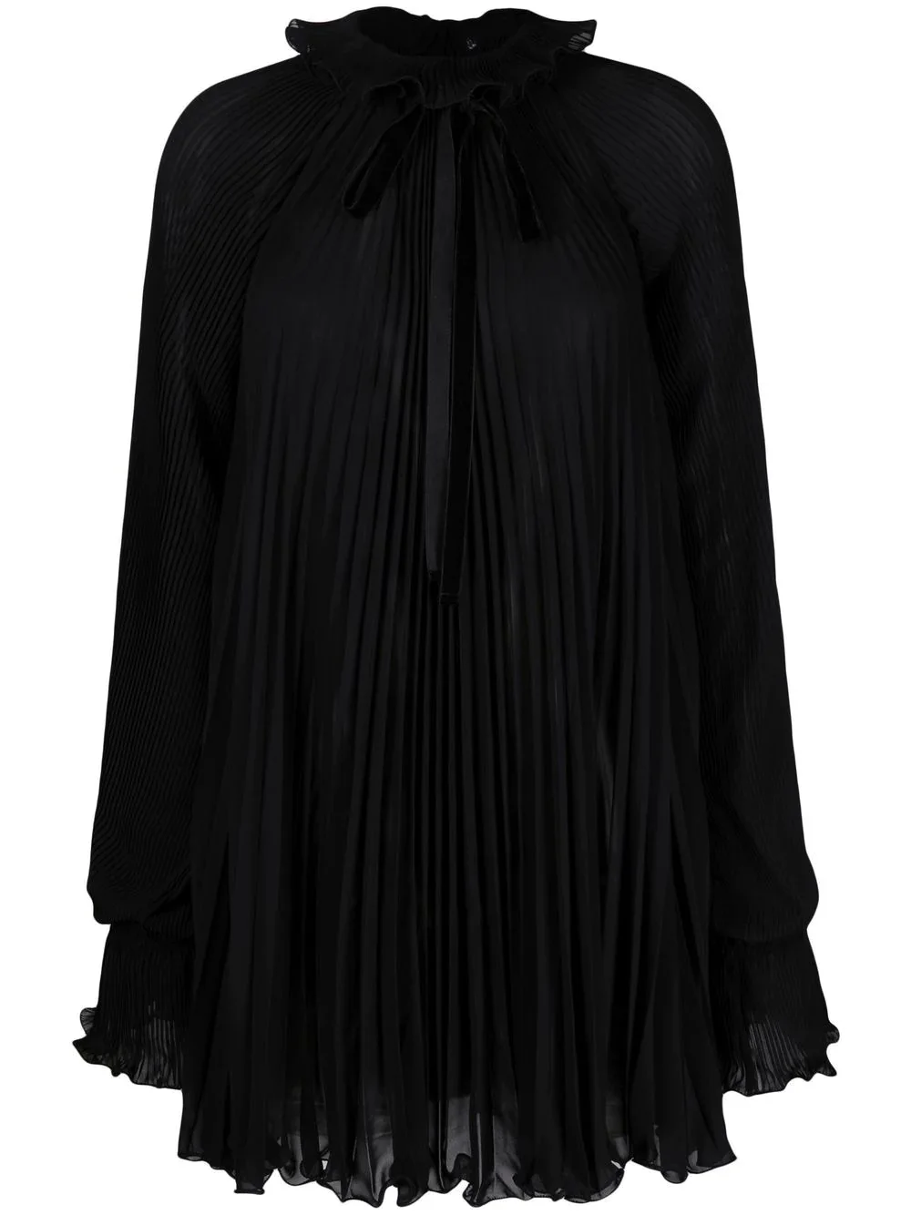 pleated shift dress - 1
