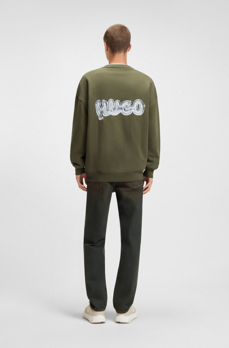 LOGO-PRINT SWEATSHIRT IN COTTON TERRY 5
