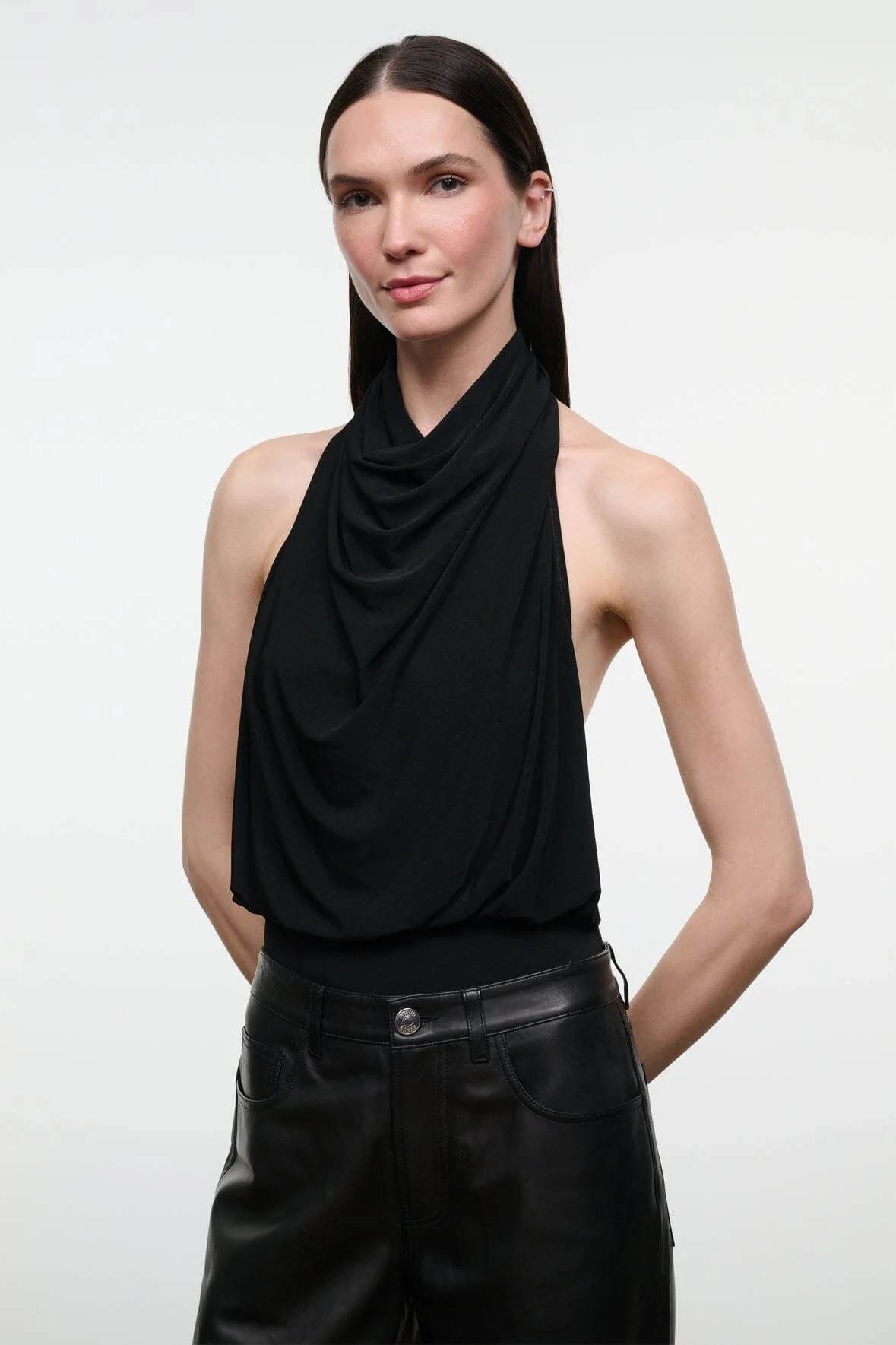 STAUD MONAY BODYSUIT BLACK - 1