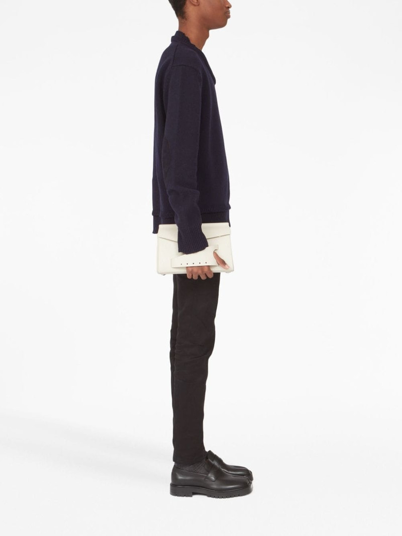 Maison Margiela small grained leather tote bag outlook