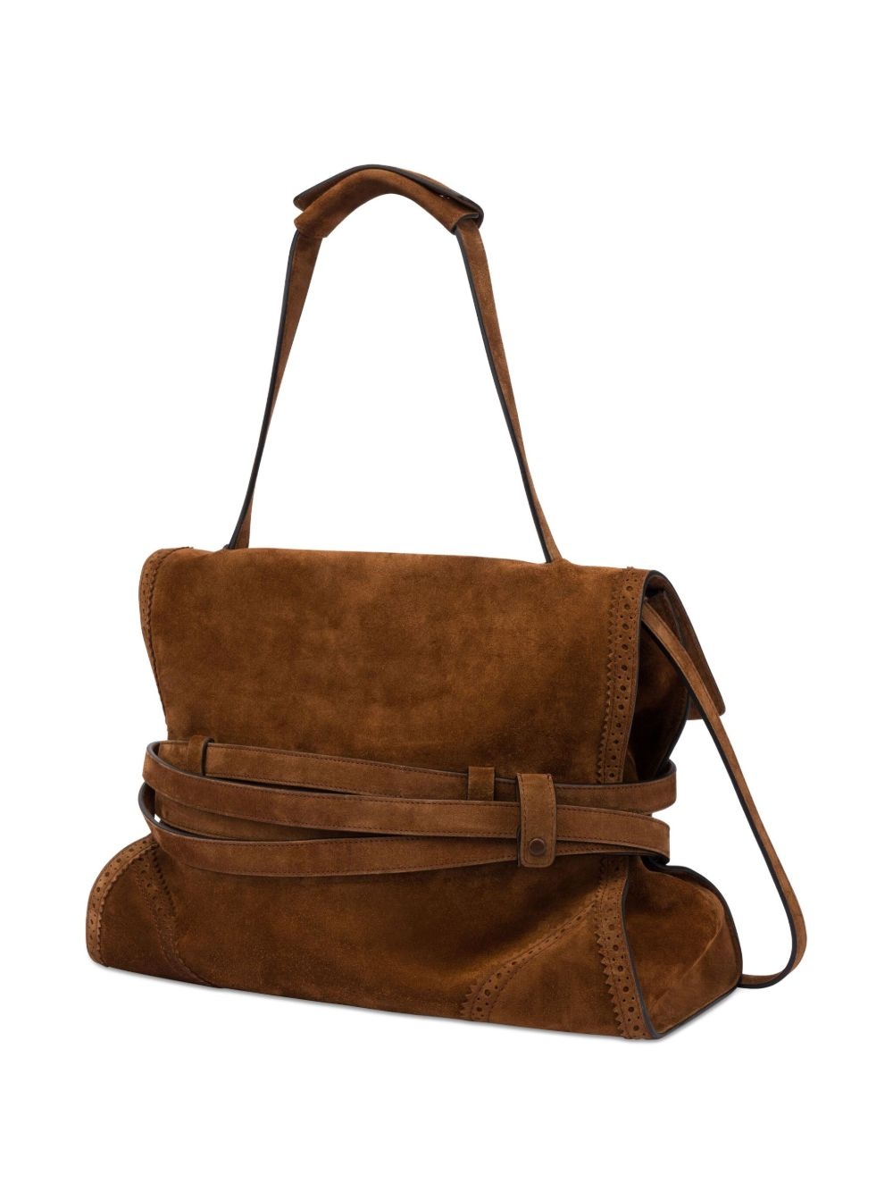 Tie Me leather shoulder bag - 2