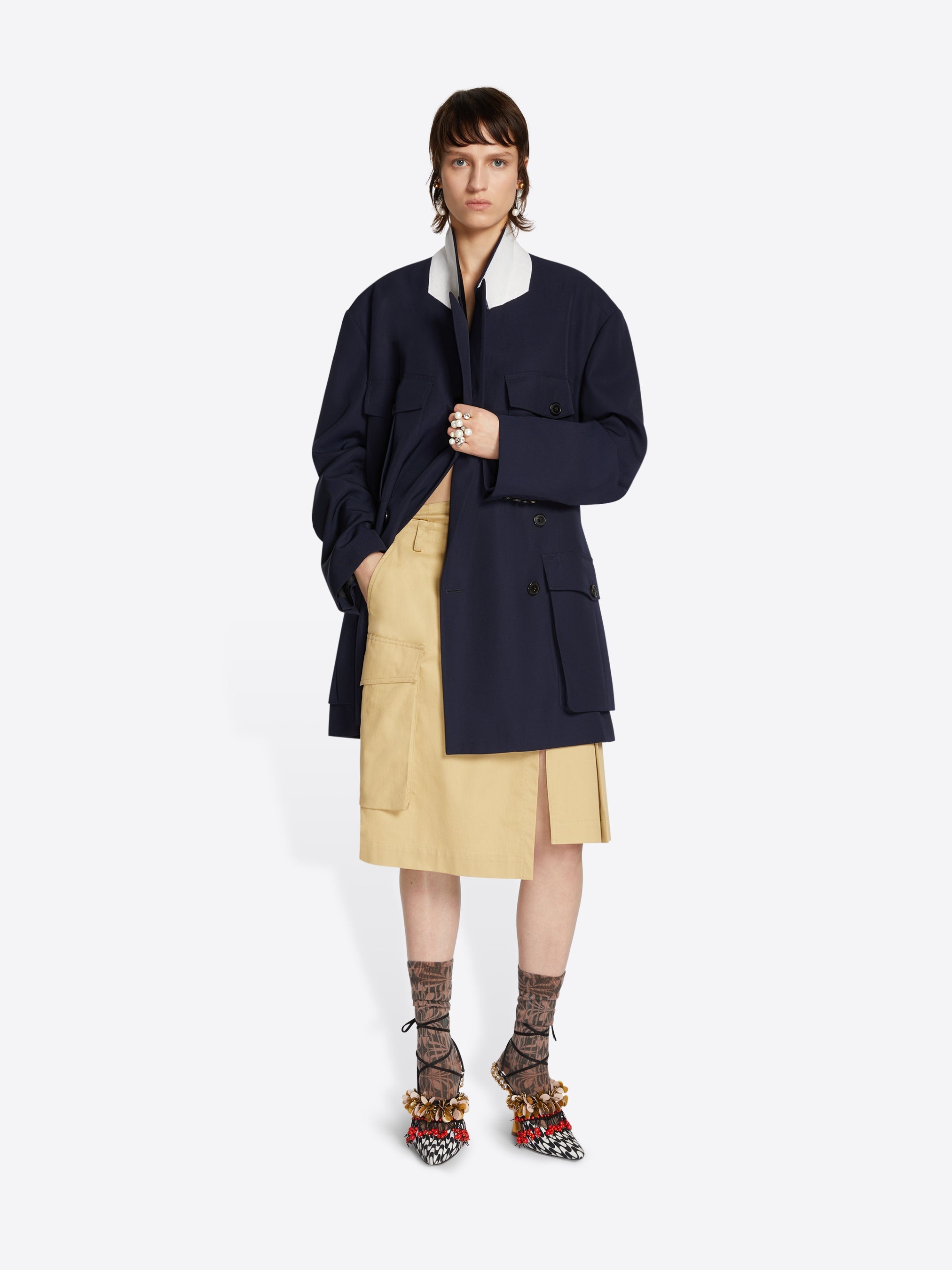 OVERSIZED BELTED COAT - 3
