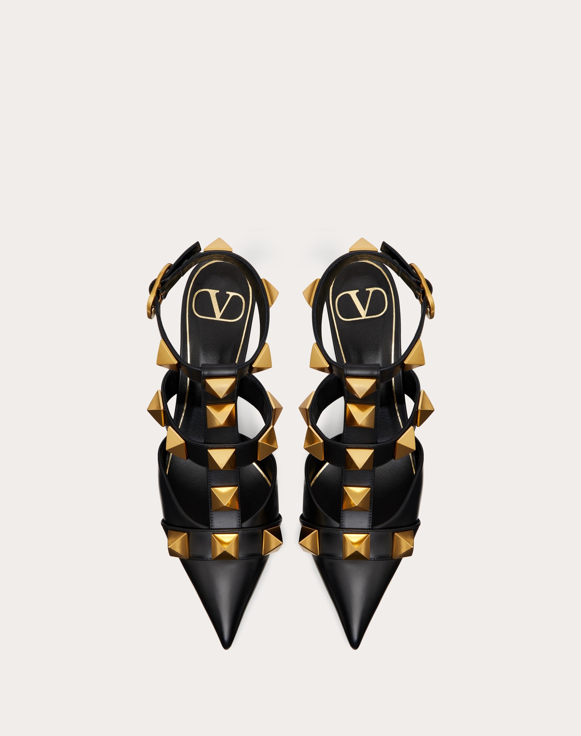 Valentino ROMAN STUD CALFSKIN PUMP 80 MM | REVERSIBLE