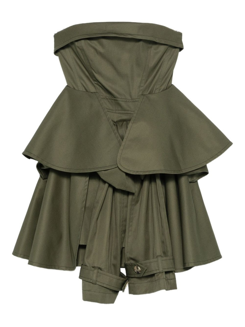 bow drape mini dress 1
