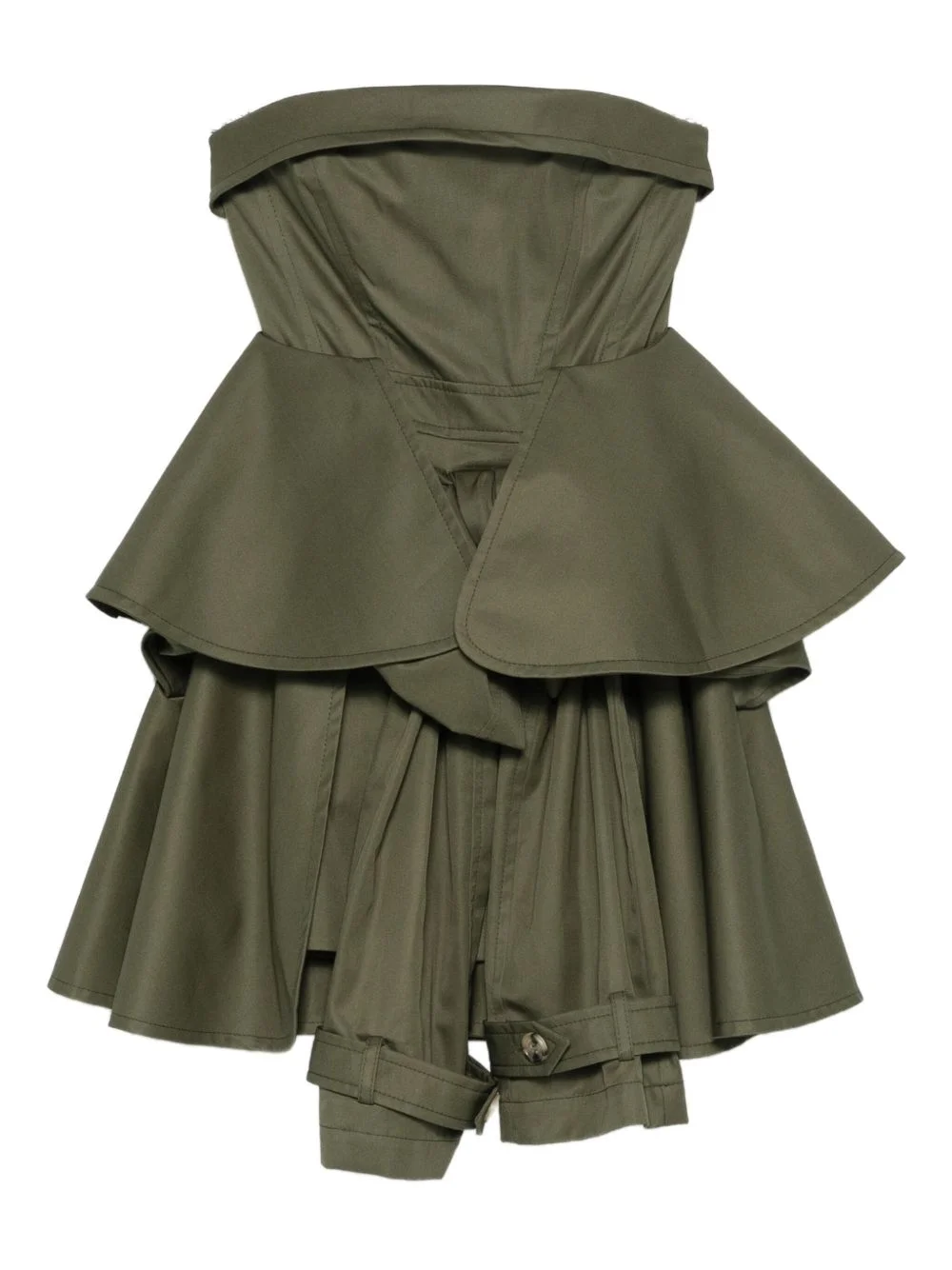 bow drape mini dress - 1