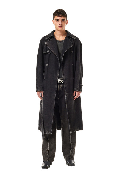 Diesel D-DELIRIOUS DOUBLE BREASTED TRENCH COAT outlook