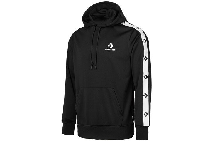 Converse Star Chevron Track Pullover Hoodie 'Black' 10007588-A01 - 5