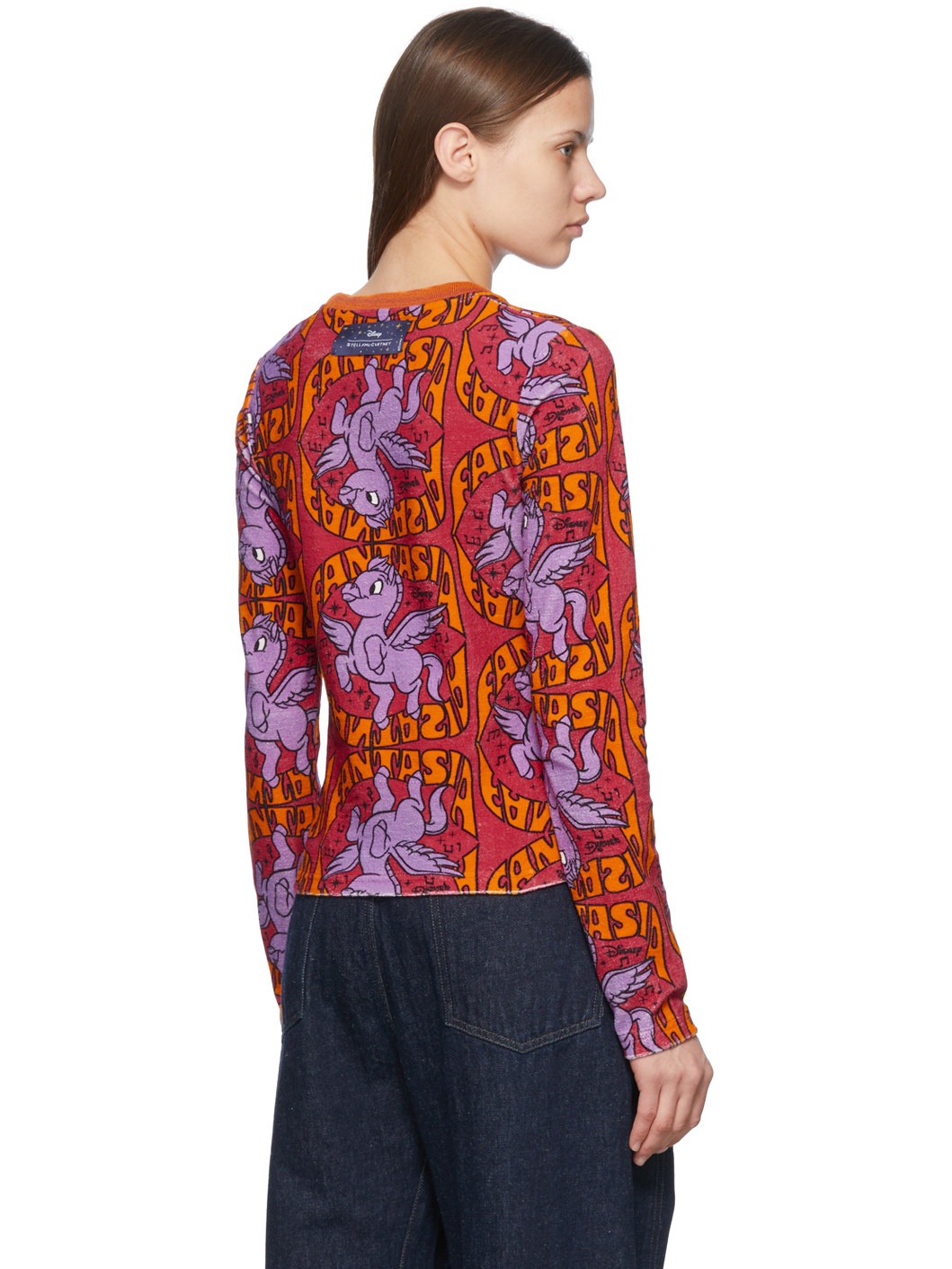 Stella McCartney Pink Fantasia Pegasus T-Shirt | ssense
