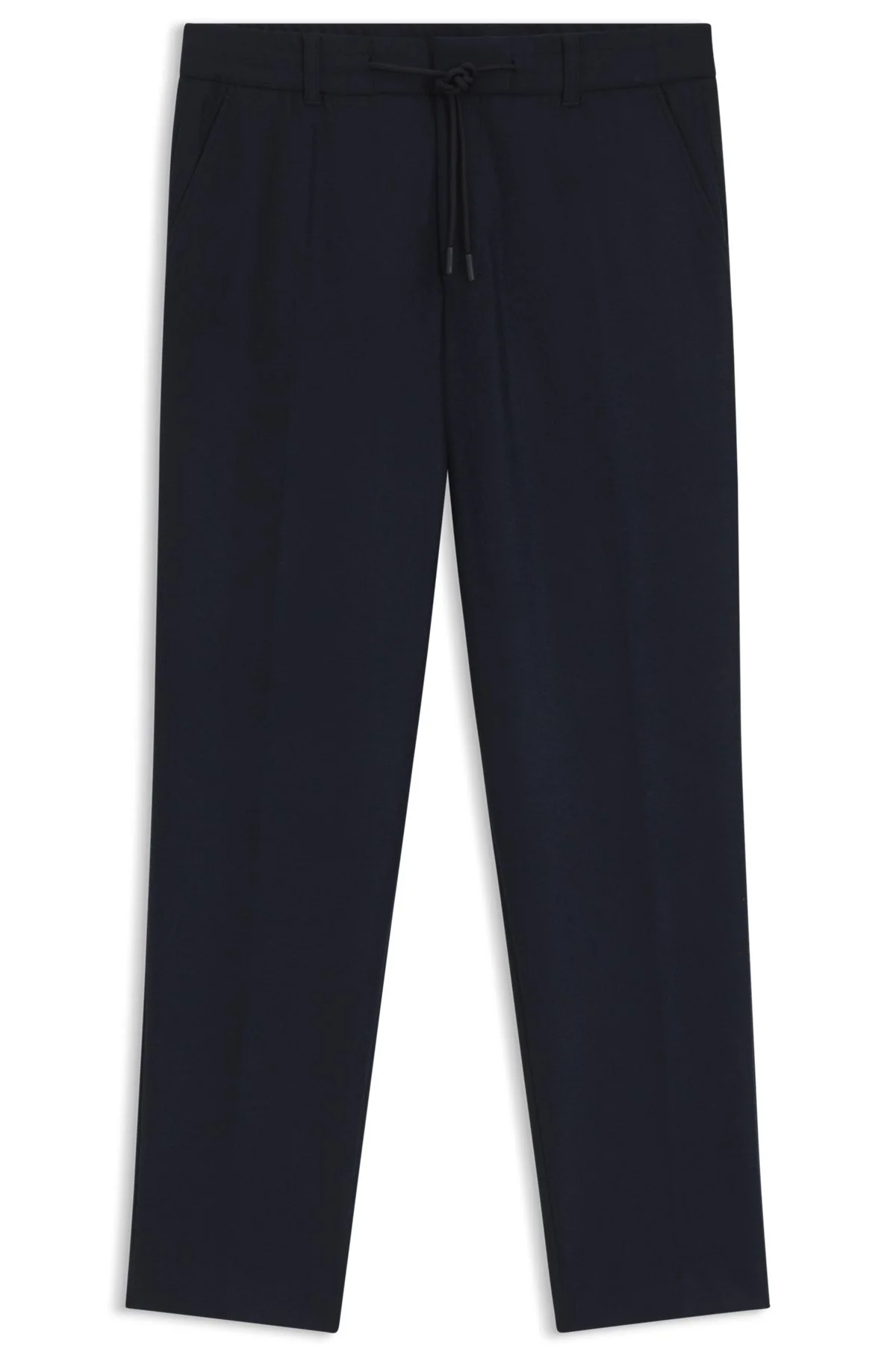 TAPERED-FIT TROUSERS IN BRUSHED STRETCH FLANNEL - 1