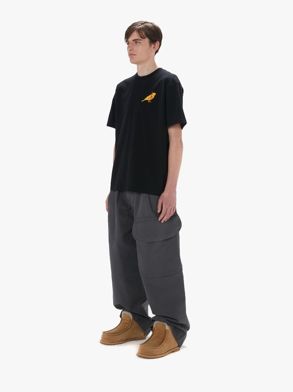 T-SHIRT WITH CANARY EMBROIDERY - 4