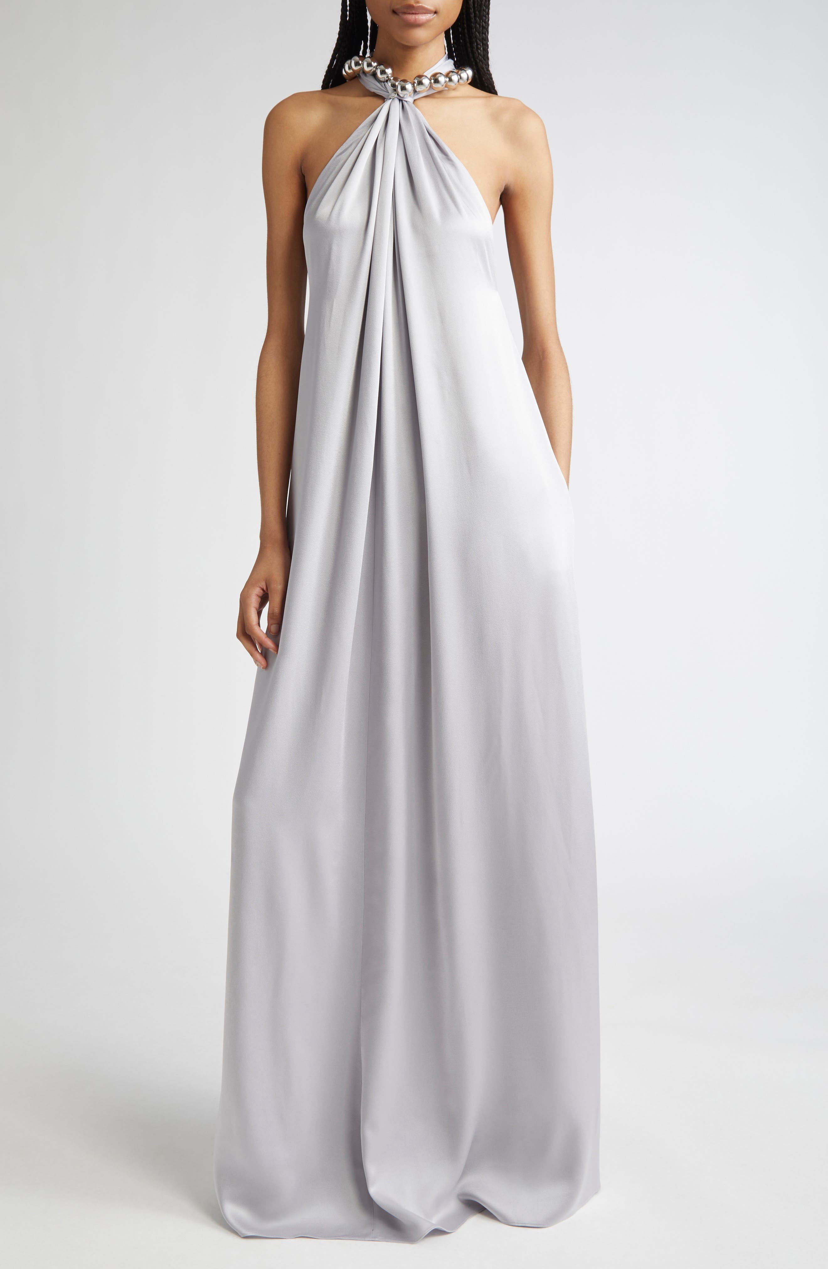 Stella McCartney Sphere Satin Gown in 4905 - 1