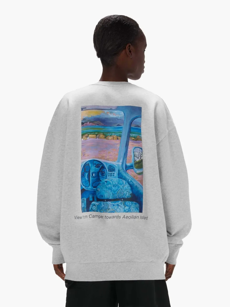 JW Anderson ANCHOR EMBROIDERY BACK PRINT SWEATSHIRT outlook