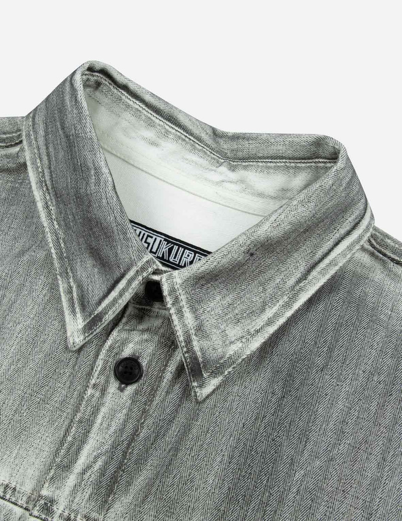 Seagull Embroidery Relax Fit Short-Sleeves Shirt 8