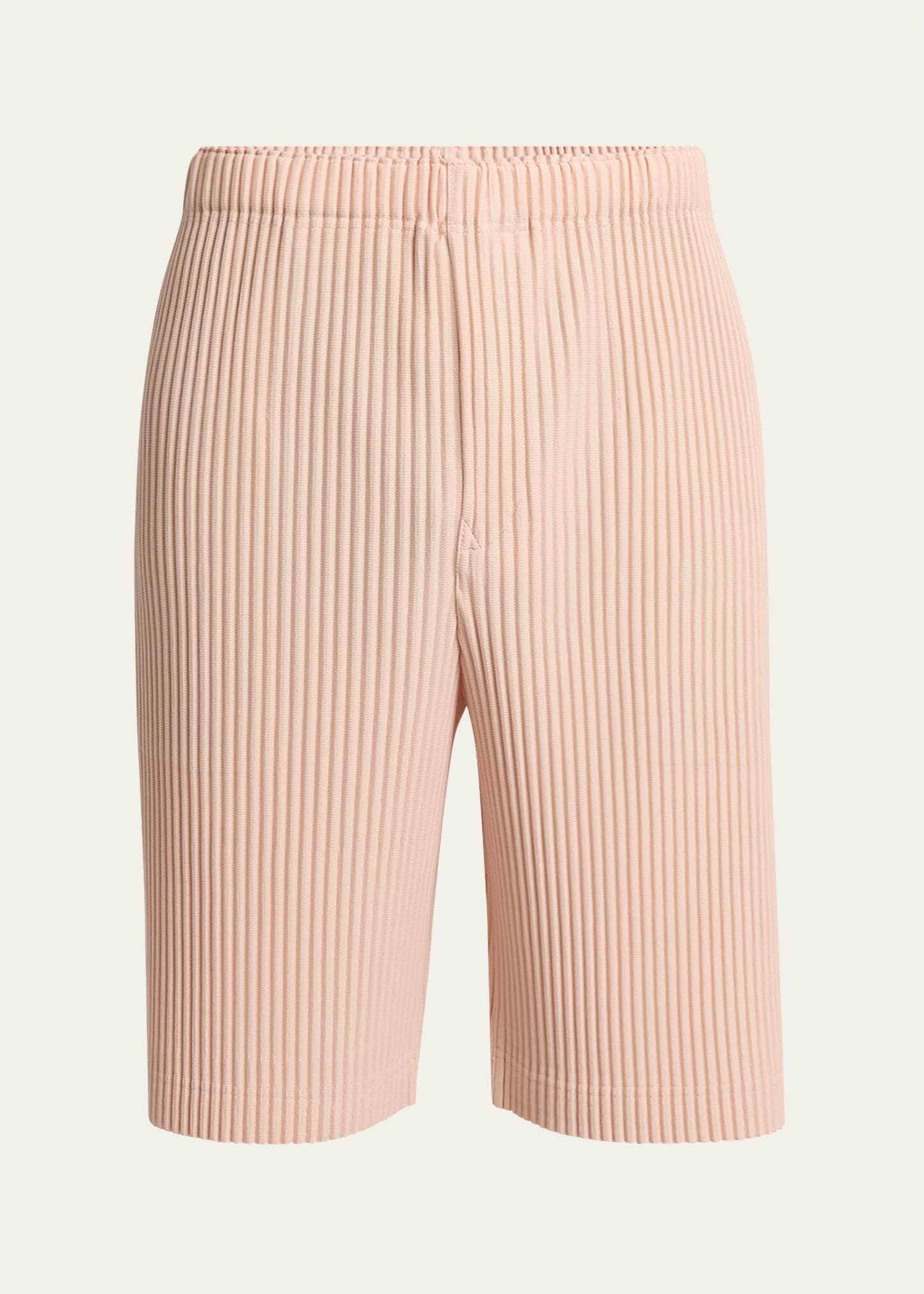 Men's Pleated Pull-On Shorts - 1