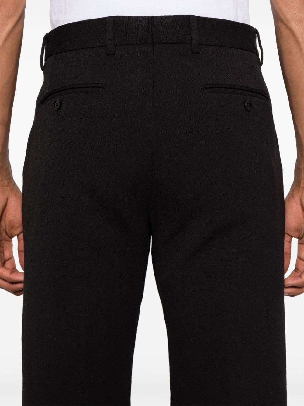 straight-leg tailored trousers - 5