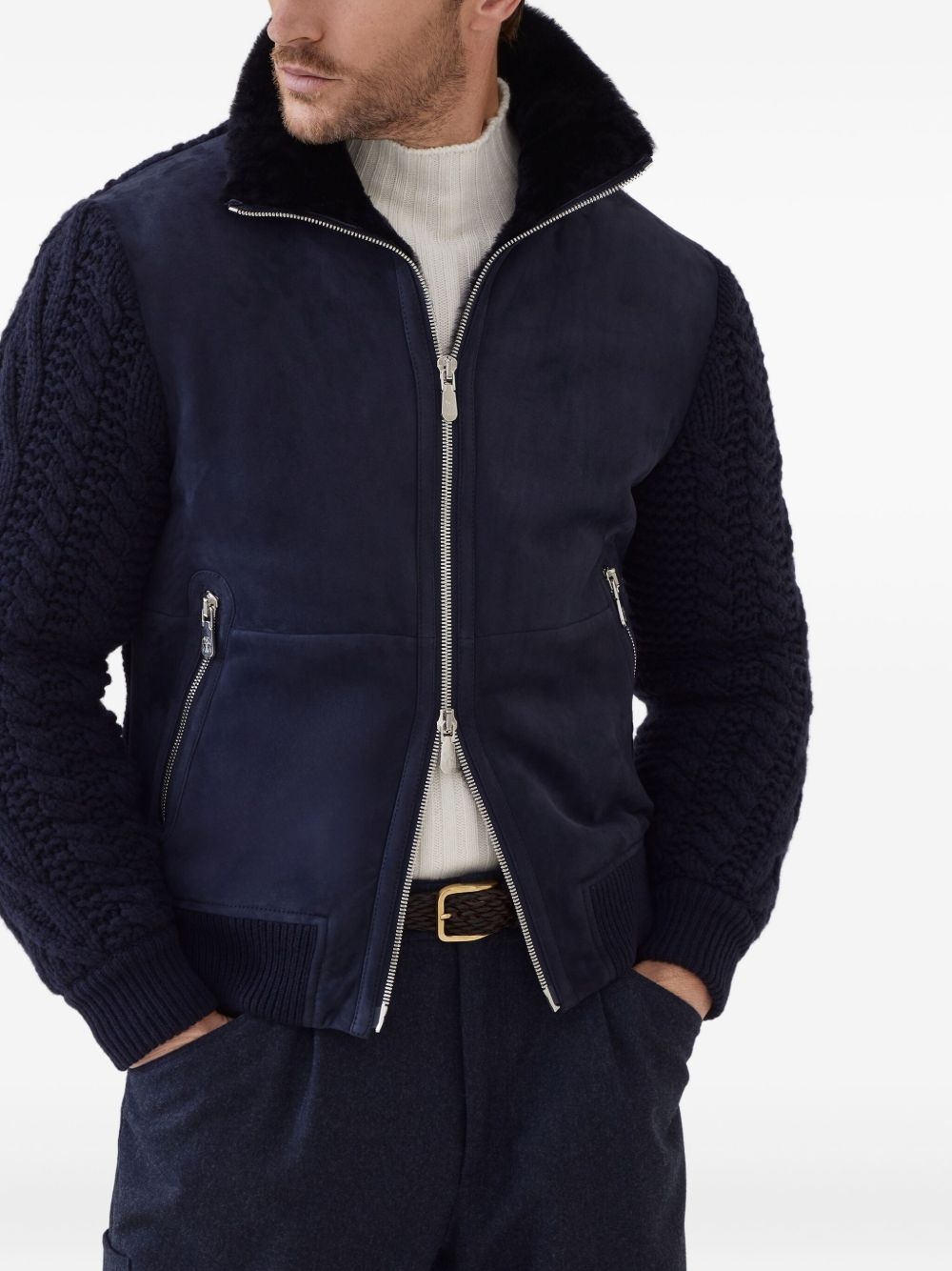 zip-up bomber jacket - 3