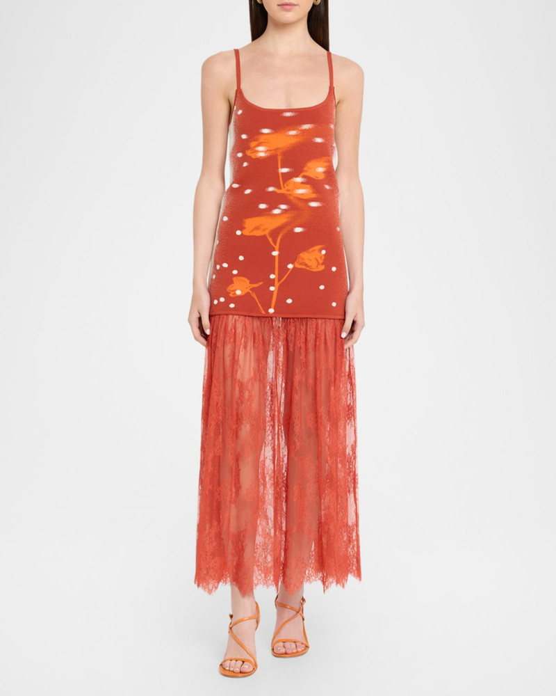 PH5 Ginger Mixed-Media Maxi Dress outlook
