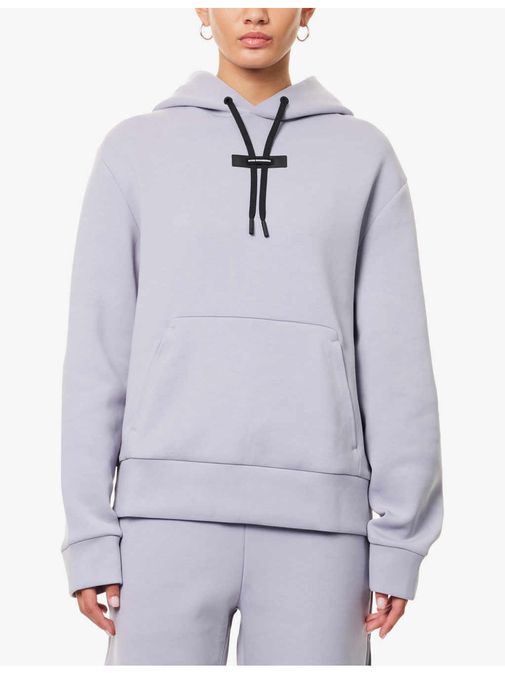 Focus Tech Relaxed-Fit Stretch-Cotton Blend Hoodie - 3