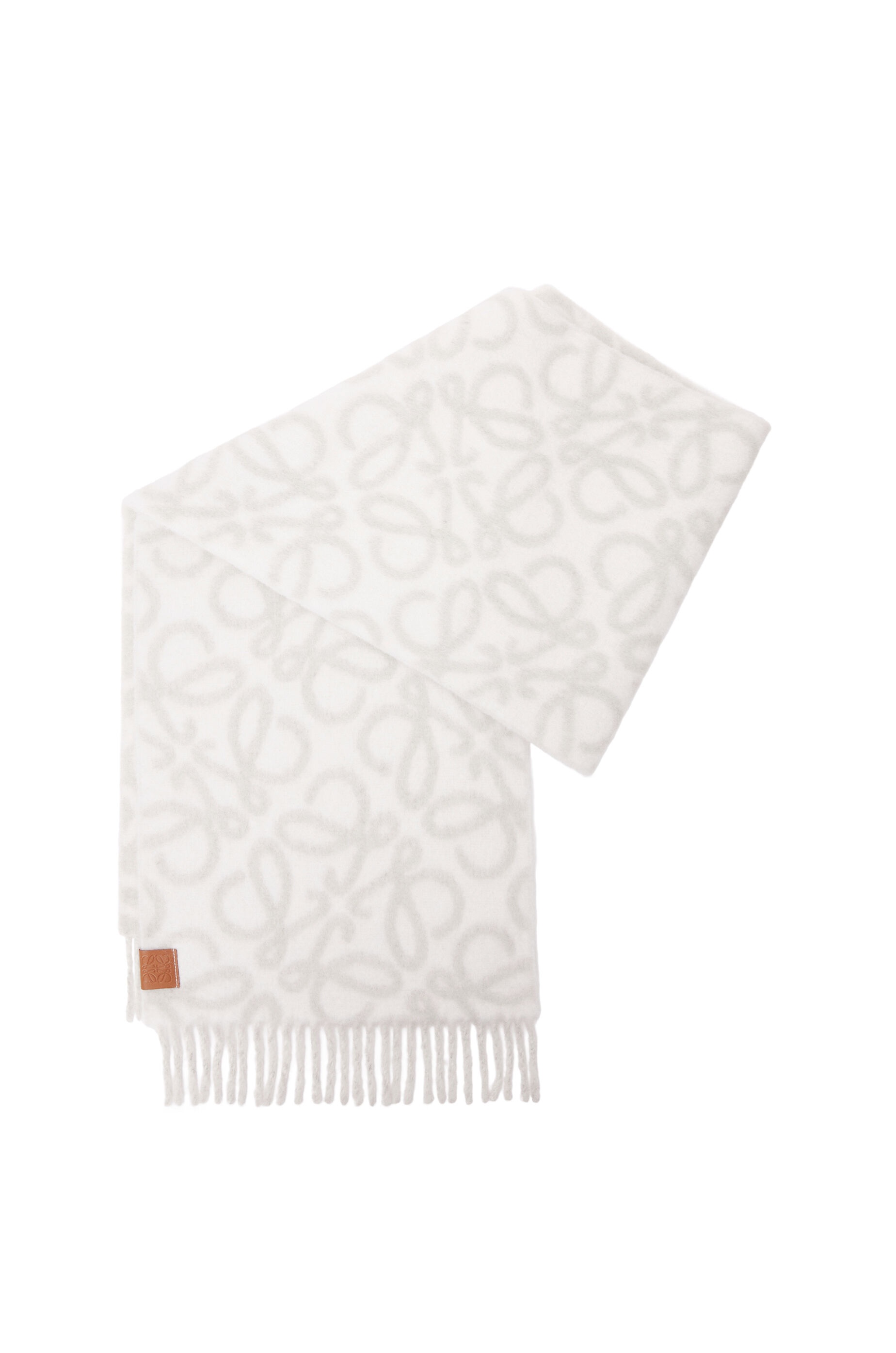 Anagram scarf in alpaca and wool - 2