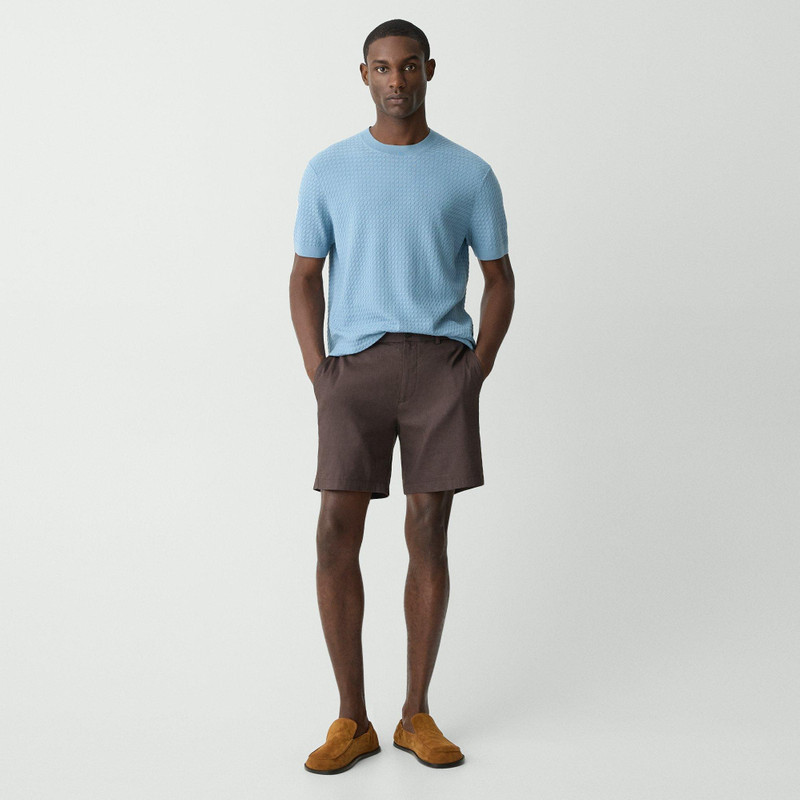 Theory Damian Short-Sleeve Tee in Cotton outlook