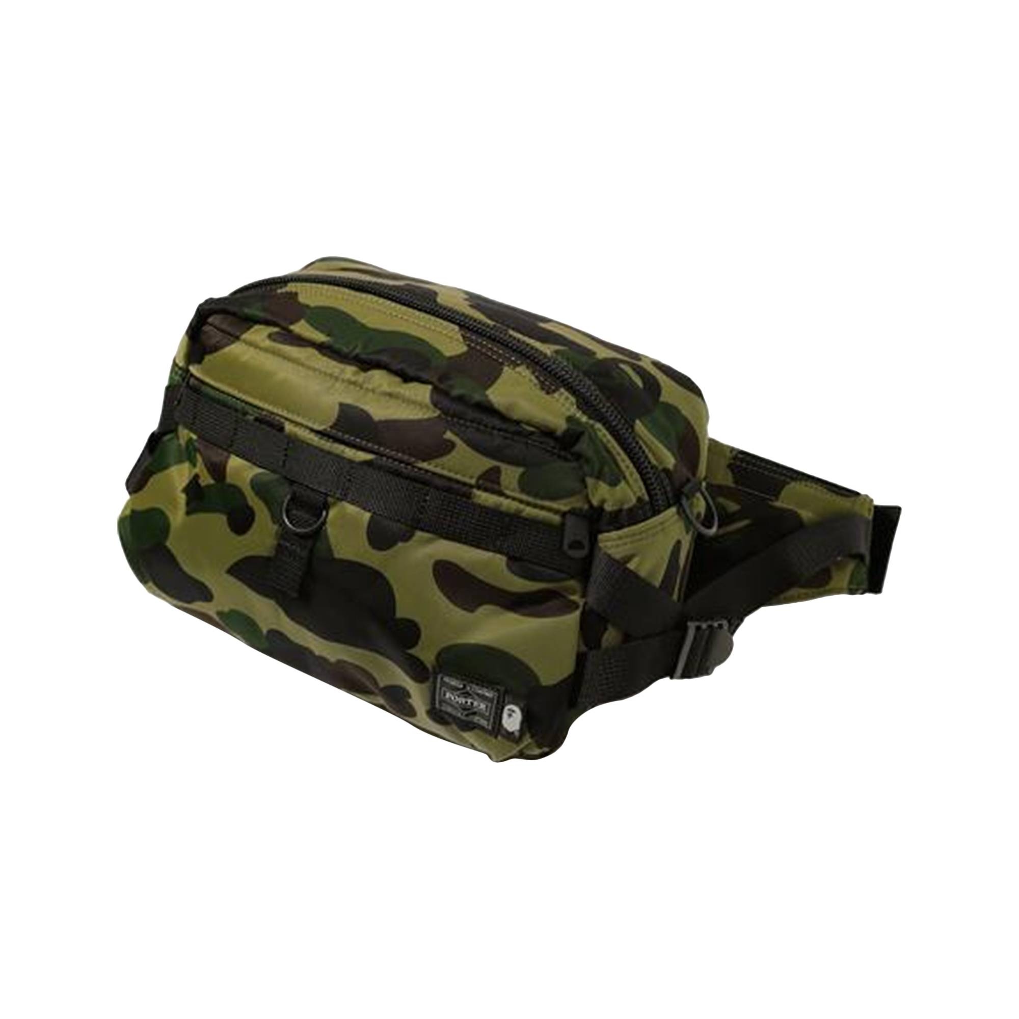 BAPE x Porter Yoshida 1st Camo Waist Bag 'Green' - 2