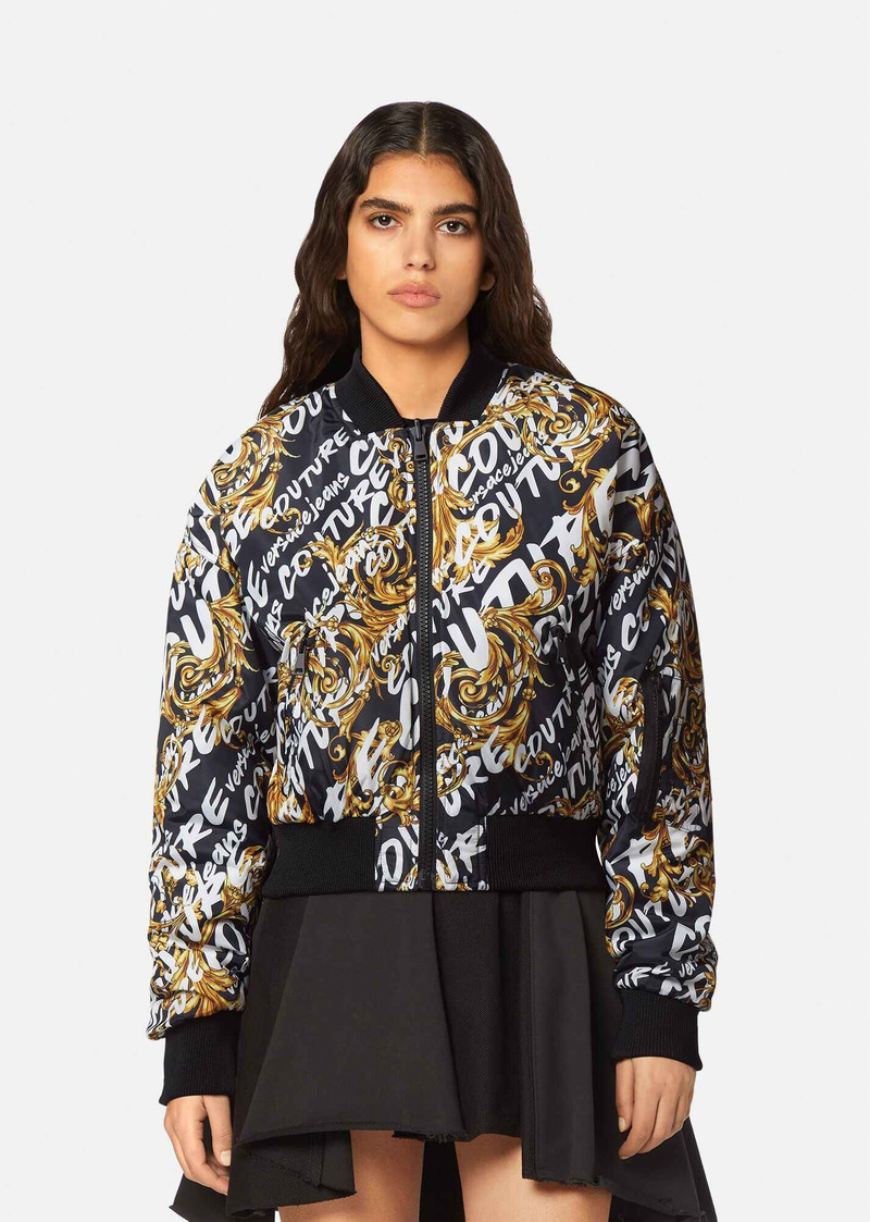 Logo Couture Bomber Jacket 3