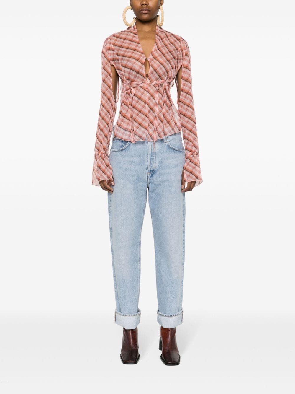 Fran low-rise straight-leg jeans - 6
