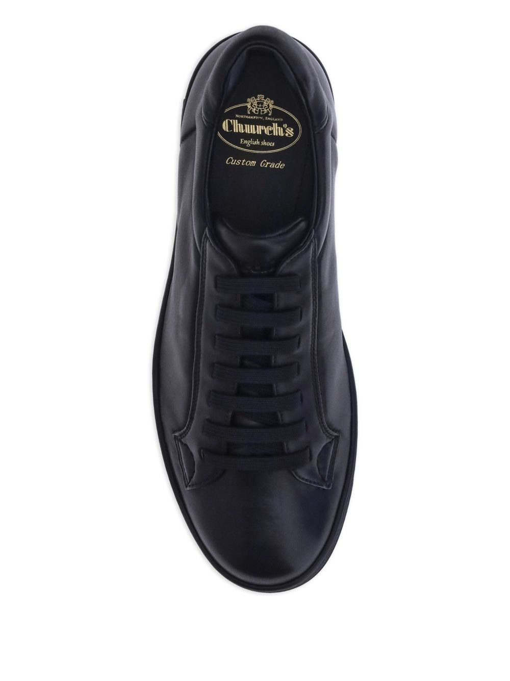Ludlow 3 nappa-leather lace-up sneakers - 3