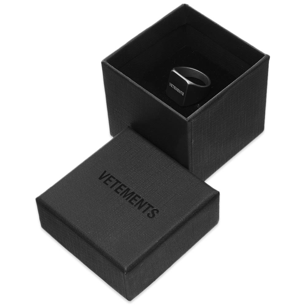 Vetements Classic Logo Ring - 4