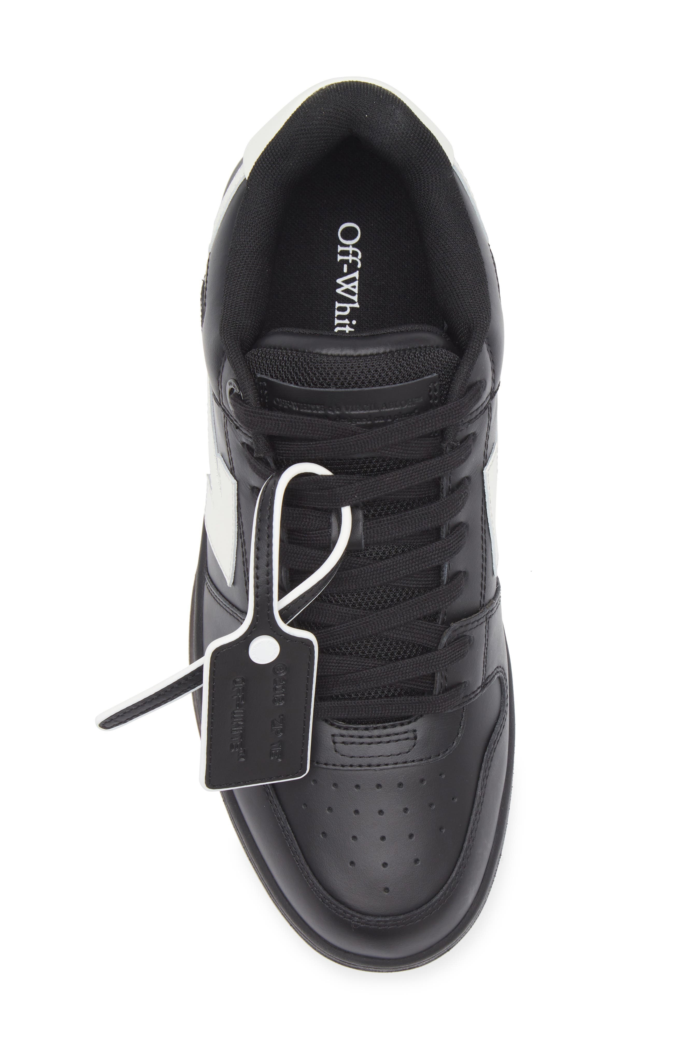 Off-White Out of Office Low Top Sneaker in Black White at Nordstrom - 5
