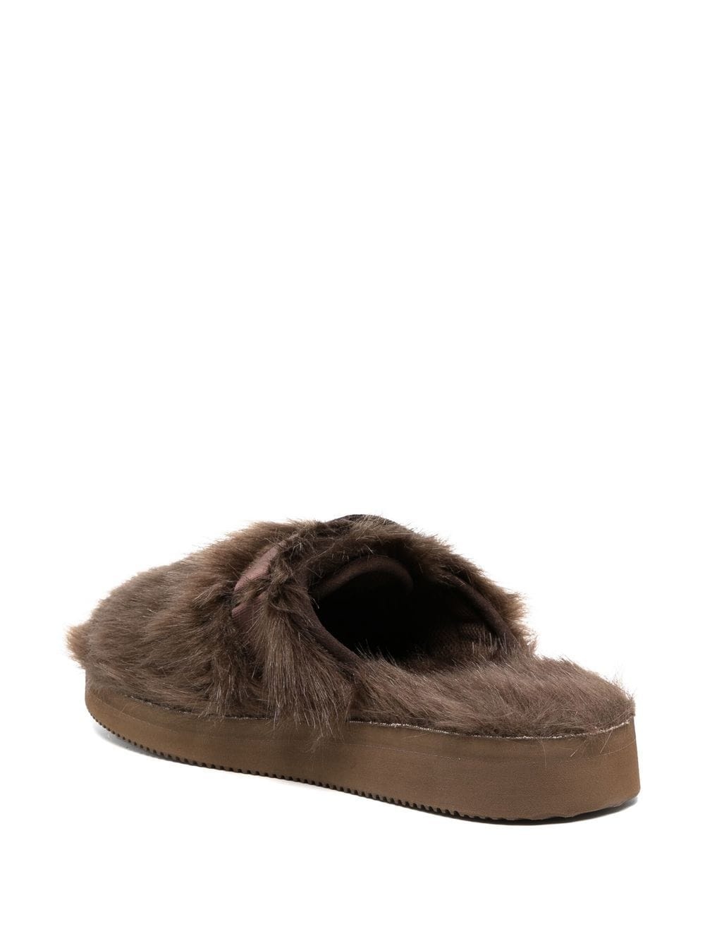 Zavo faux-fur sliders - 3