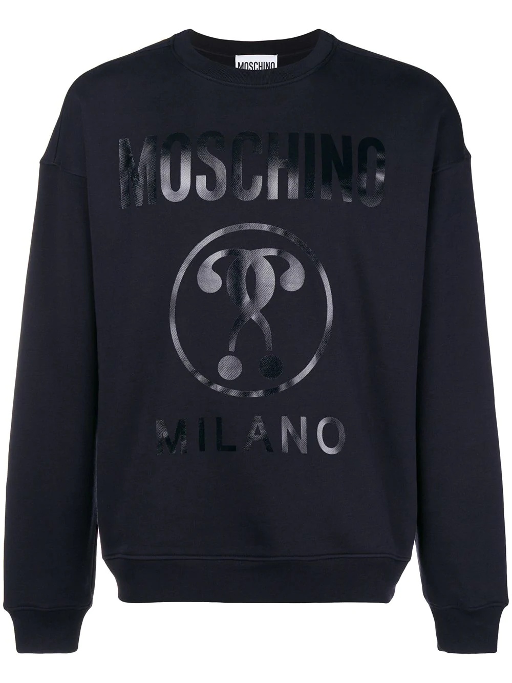 printed logo sweatshirt - 1