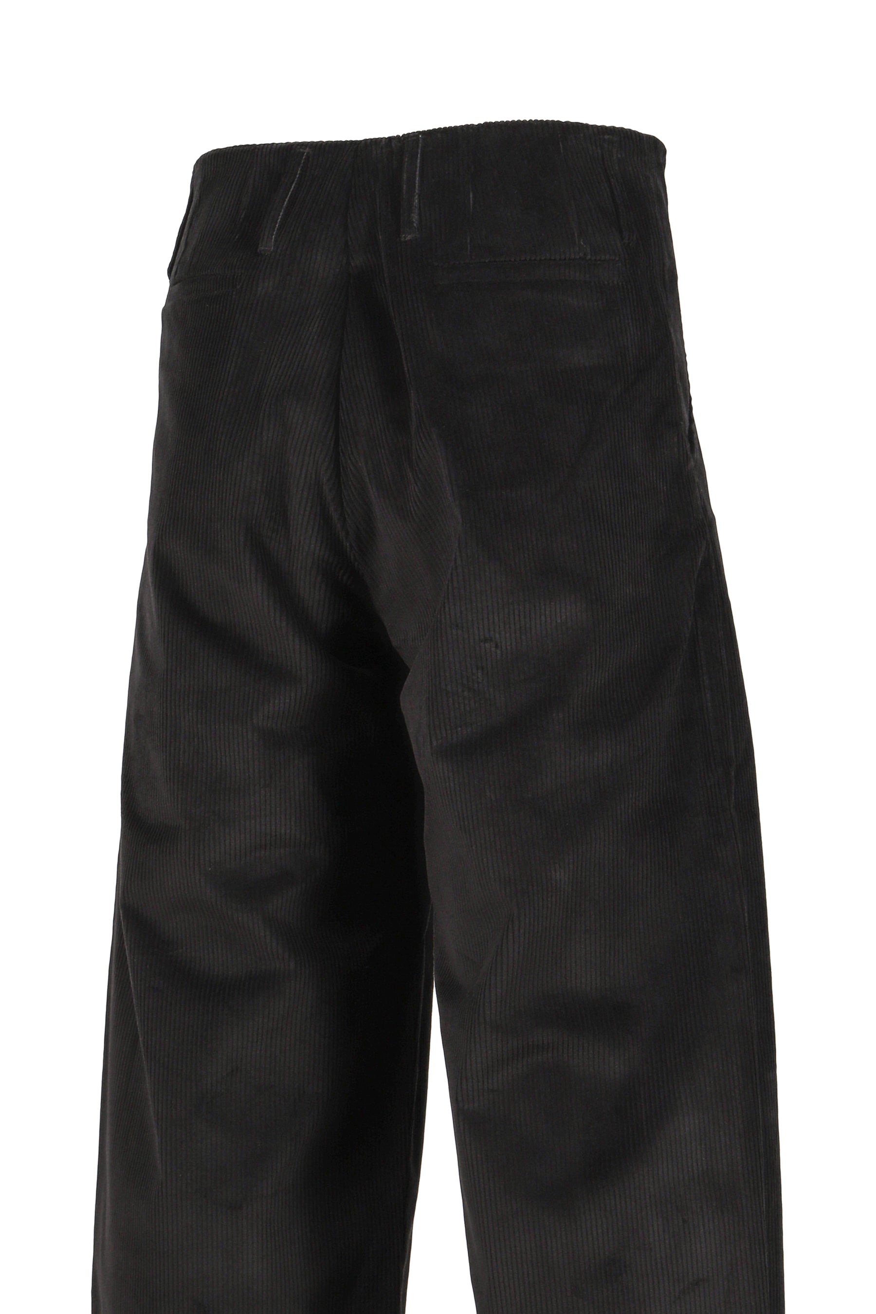WIDE LEG PLEATED TROUSER / BLK - 5