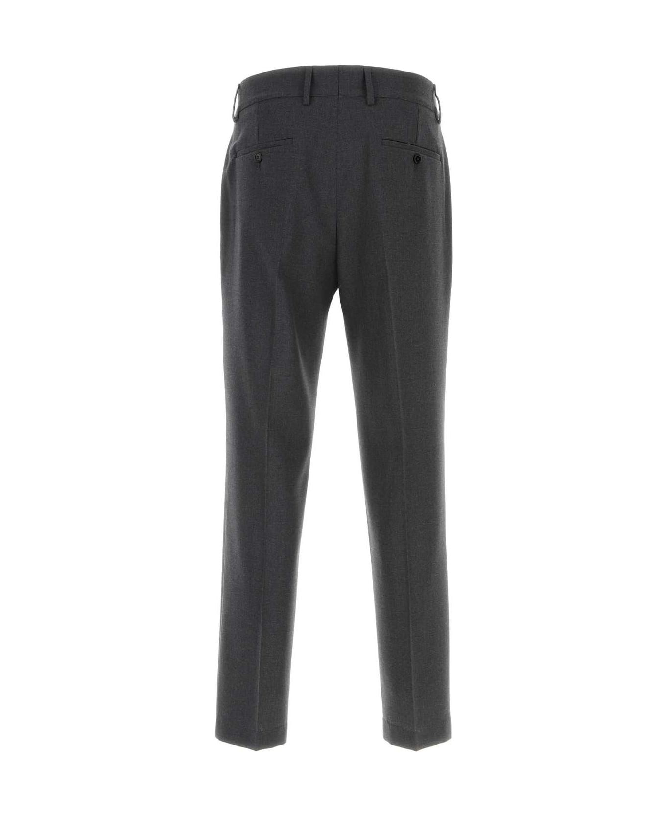 Dark Grey Wool Blend Pant - 2