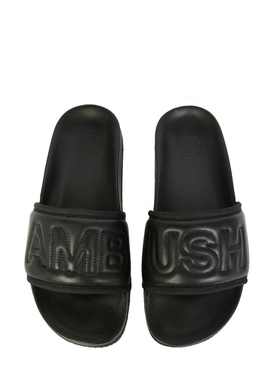 Leather Slide Sandals - 2