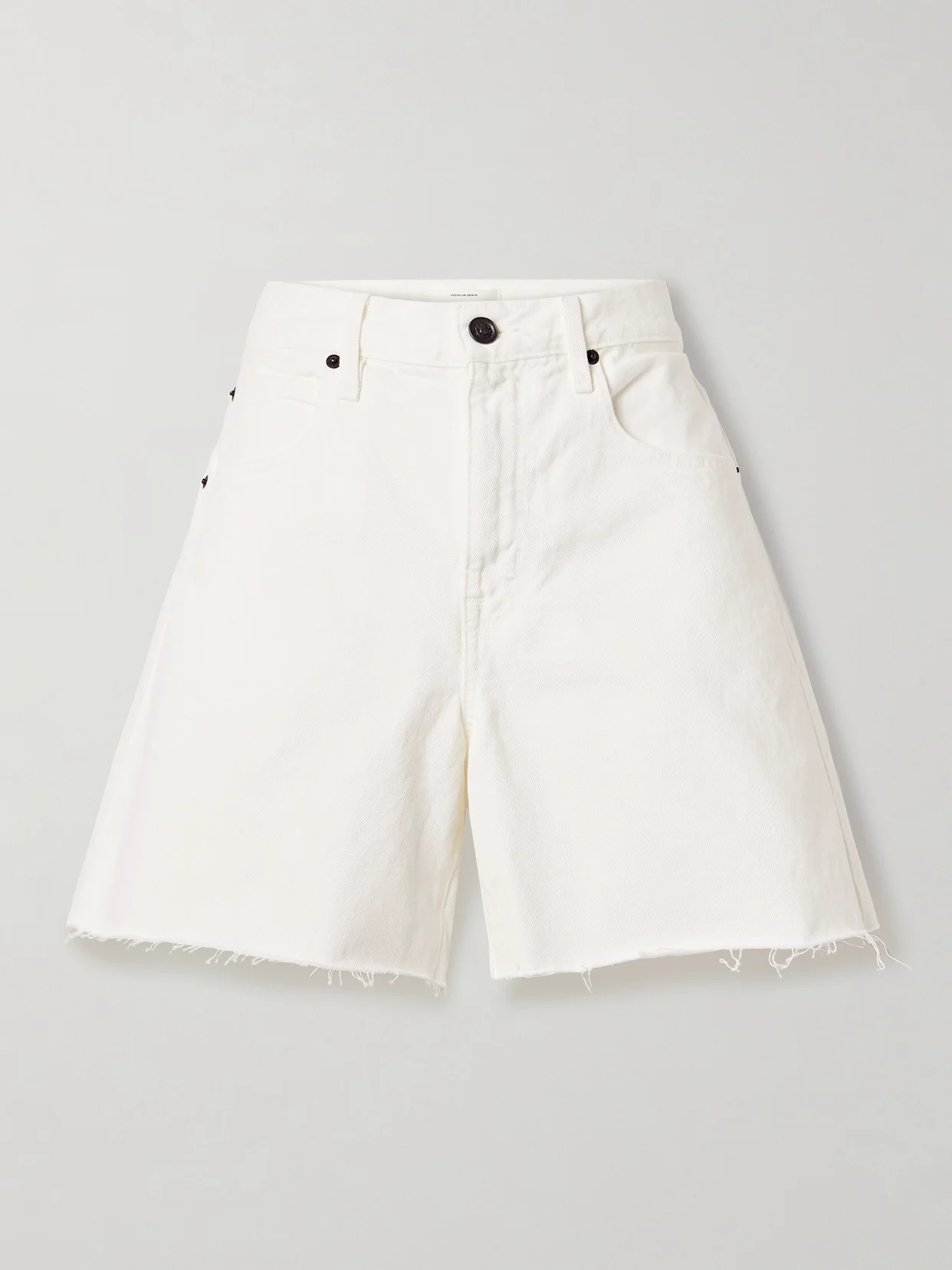 Sienna Frayed Denim Shorts - 1