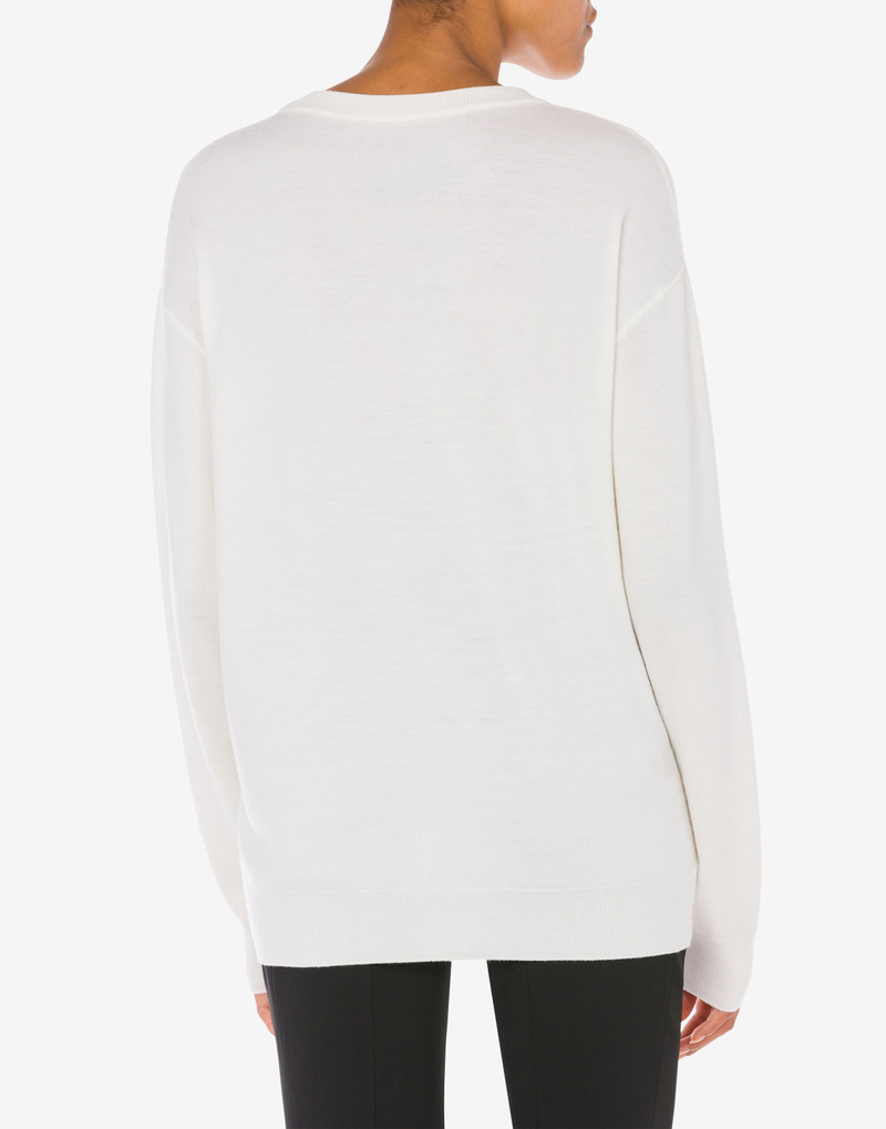 100% PURE MOSCHINO WOOL JUMPER 3
